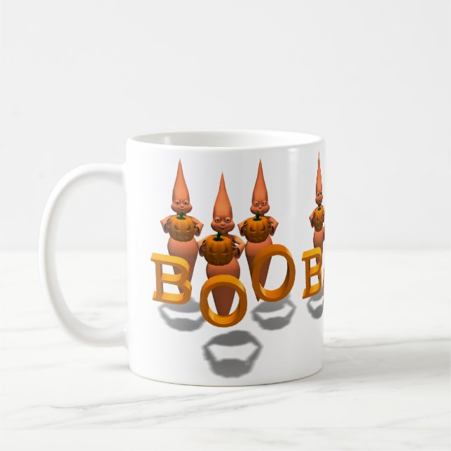 Taza De Café ¡Boo! Tres hostias cúpulas (Izquierda)