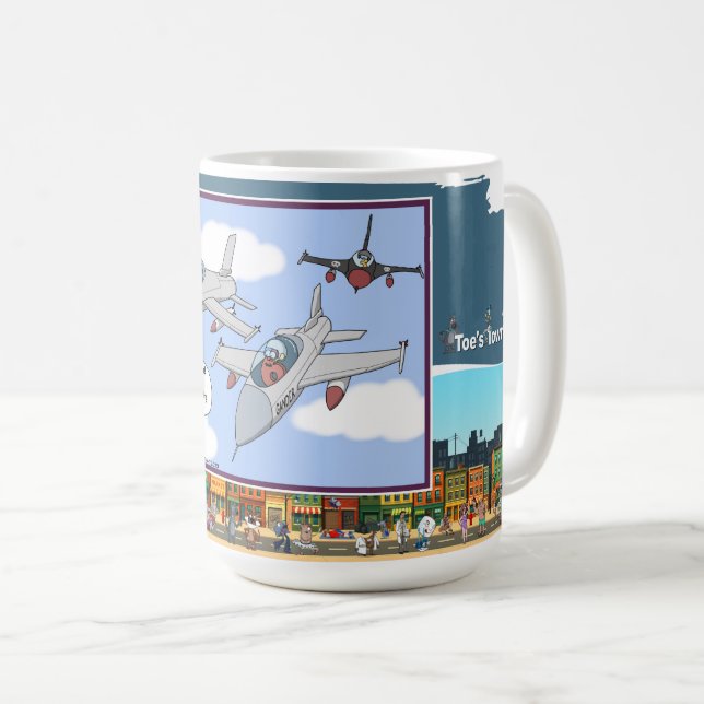 Taza De Café Boogey or Bogey | Literal Wordplay Humor Classic (Anverso derecho)