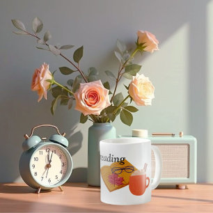 Taza De Café Book Club con vidrio y café, café Mug