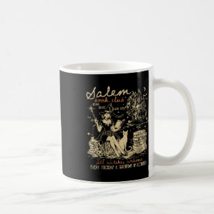 Taza De Café Book Club Funny Bookish Halloween Spookeen Reading