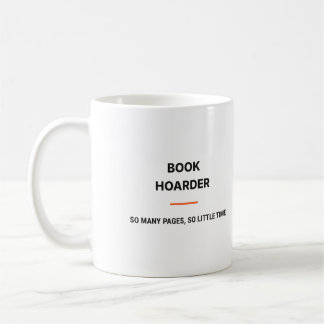 Taza De Café Book Hoarder So Many Pages So Little Time Tasse