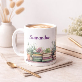 Taza De Café Book Lover Gift Reading Nook Personalized