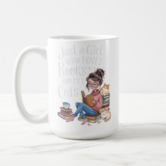 Taza De Café Bookish Chica Mug (Izquierda)