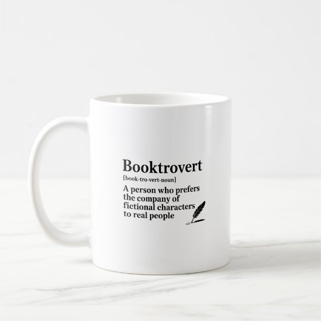 Taza De Café Booktrovert Coffee Mug (Izquierda)
