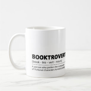 Taza De Café Booktrovert: Ficción sobre la mug de la realidad