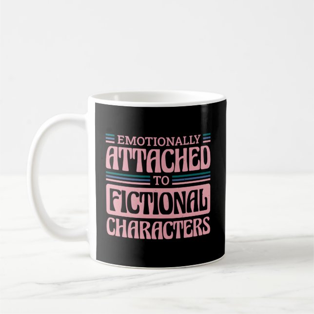 Taza De Café Bookworm Emocionalmente Asociado Al Carácter Ficti (Izquierda)