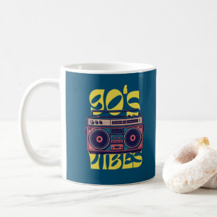 Taza De Café Boombox vibe vintage de los 90