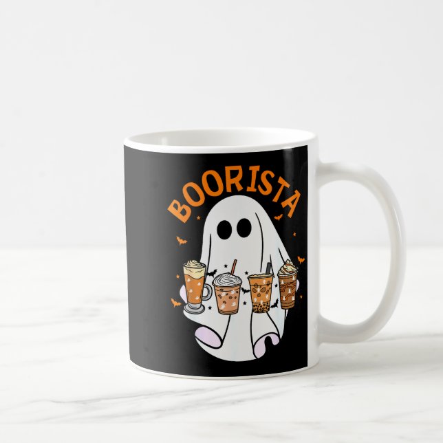 Taza De Café Boorista Barista Ghost Coffee Halloween Soky Seaso (Derecha)