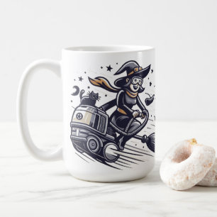 Taza De Café Boost De Testigos: ¡Una Tía De Halloween De Alta V