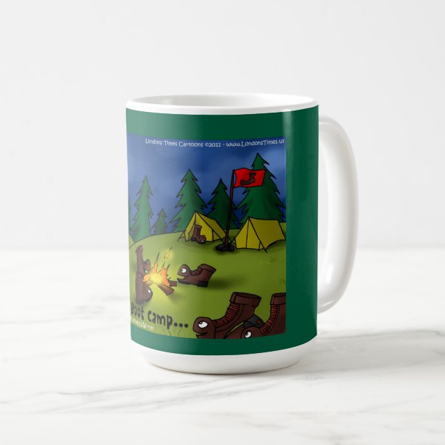 Taza De Café Boot Campfire Tales: A Sole-ful Retreat (Anverso derecho)