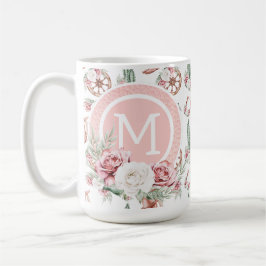 Taza De Café Boots & Blooms: Moda occidental elegante personali