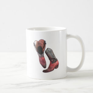 Taza De Café Boots Cowboy occidentales