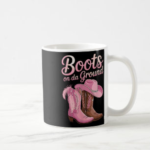 Taza De Café Boots En El Suelo, Baile De La Línea De La Nova, B