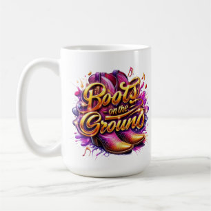 Taza De Café Boots en el suelo: Boots acuarelas