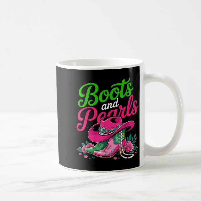 Taza De Café Boots To The Ground Nk Cowgirl  (Derecha)
