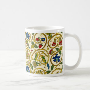 Taza De Café Bordados isabelinos del remolino - imitatio de