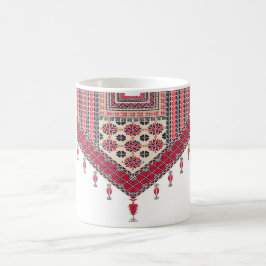 Taza De Café Bordados palestinos tradicionales