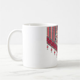 Taza De Café Bordados palestinos tradicionales