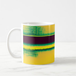 Taza De Café Borde abstracto o textura antigua. Con di