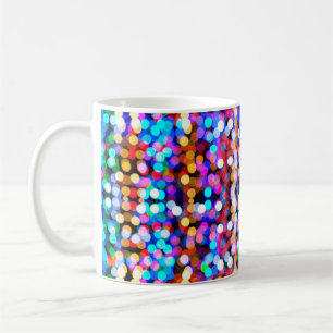 Taza De Café Borde de fondo abstracto de Bokeh