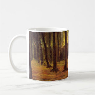 Taza De Café Borde de un bosque por Vincent van Gogh