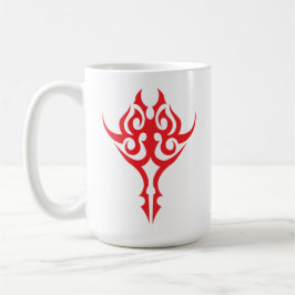 Taza De Café Borde Floral Ornamental Clásico Diseño Elegante