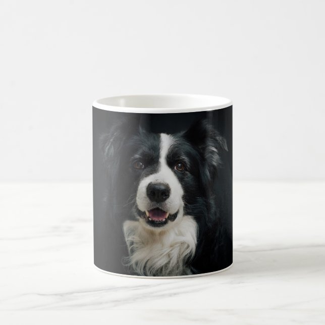 Taza De Café Border Collie o su propia foto (Centro)