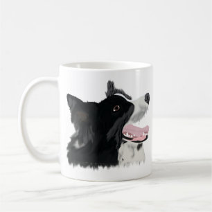 Taza De Café Border Collie Perro Lindo