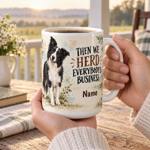 Taza De Café Border Collie Personalizado