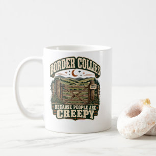 Taza De Café Border Collies Porque la Gente es Extraña Amante d