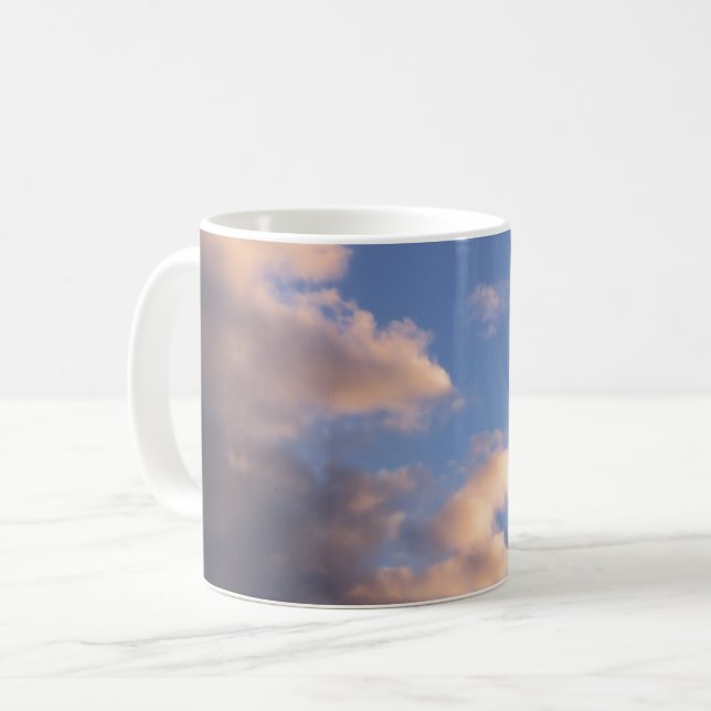Taza De Café Bordes tormentosos - nubes (Anverso izquierdo)