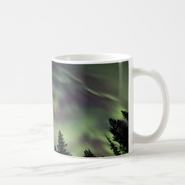 Taza De Café Borealis de la aurora en Laponia finlandesa (Derecha)