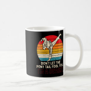Taza De Café Boredkoalas no dejan que Ponytail engañe a tu Chic