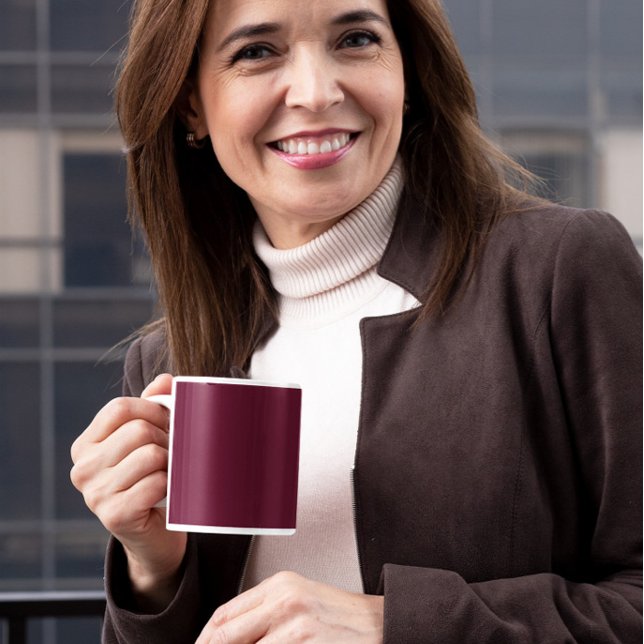 Taza De Café Borgoña oscura (Subido por el creador)