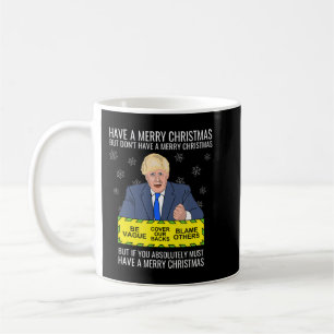 Taza De Café Boris político conservador anti Pm Johnson