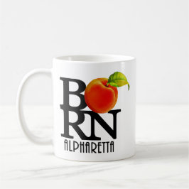 Taza De Café BORN Alpharetta Georgia 11oz