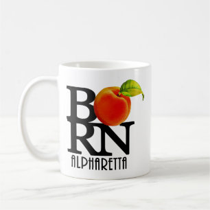Taza De Café BORN Alpharetta Georgia 11oz