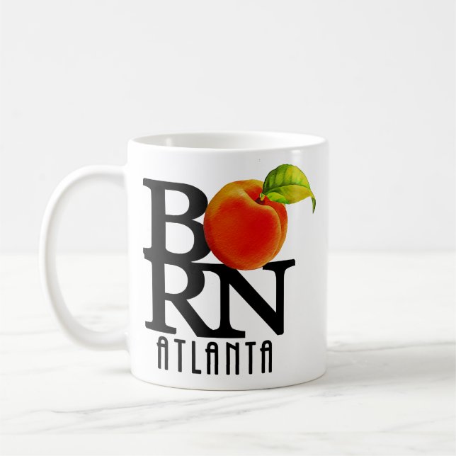 Taza De Café BORN Atlanta Georgia 11oz (Izquierda)