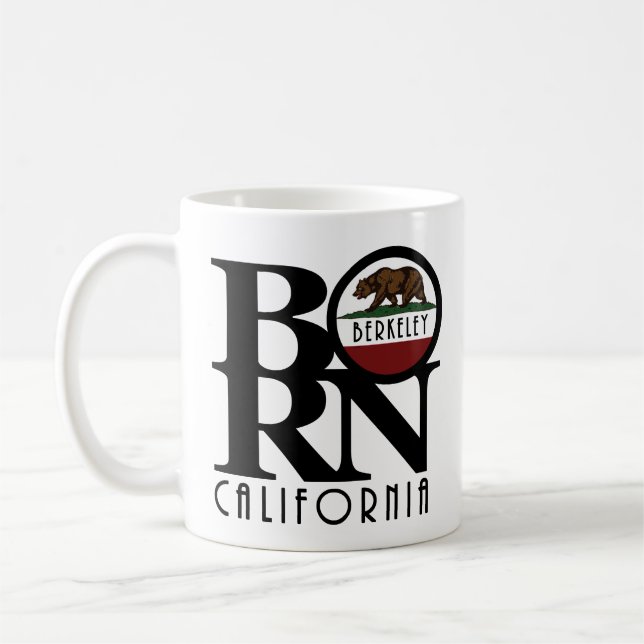 Taza De Café BORN Berkeley California 11oz (Izquierda)