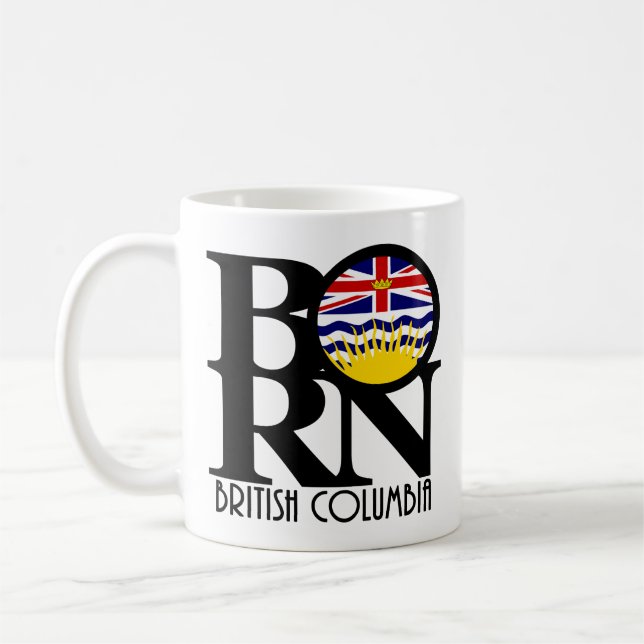Taza De Café BORN British Columbia 11oz (Izquierda)