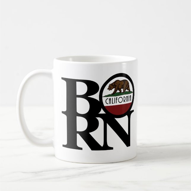 Taza De Café BORN California 11oz (Izquierda)