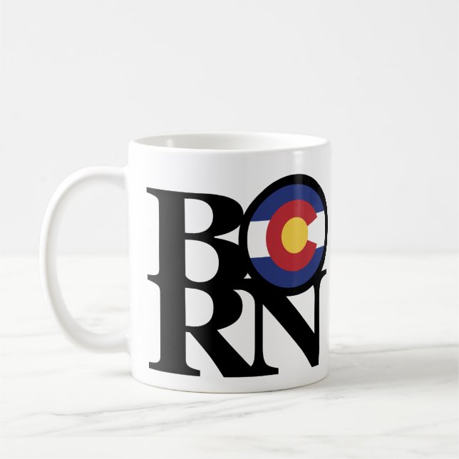 Taza De Café BORN Colorado 11oz (Izquierda)