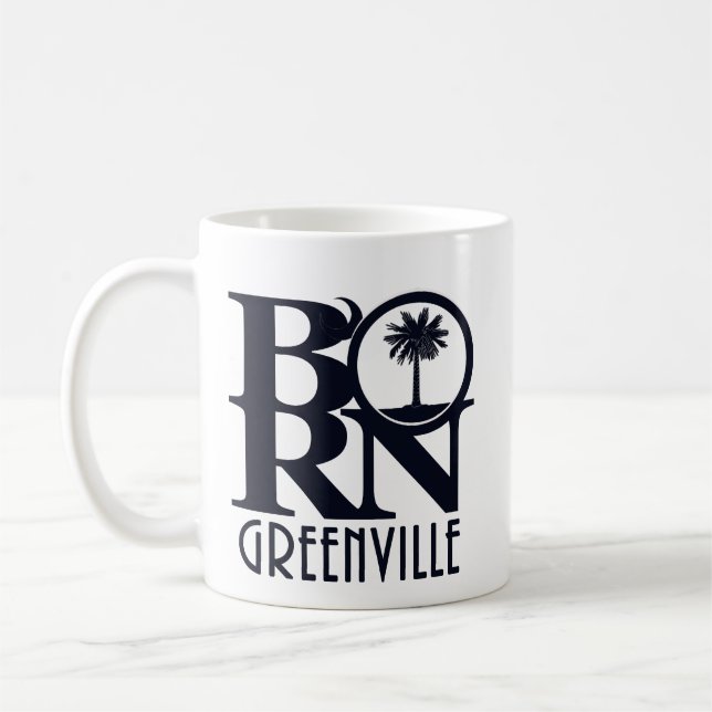 Taza De Café BORN Greenville SC 11oz (Izquierda)