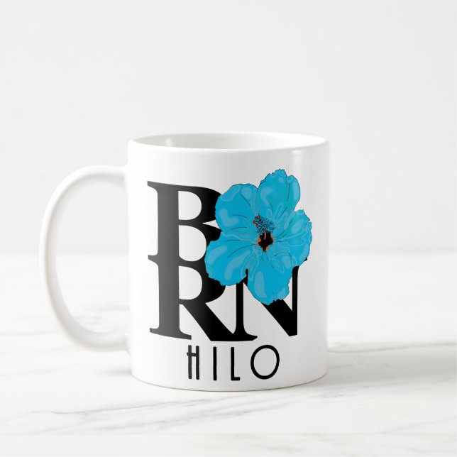 Taza De Café BORN Hilo Hawaii 11oz (Izquierda)