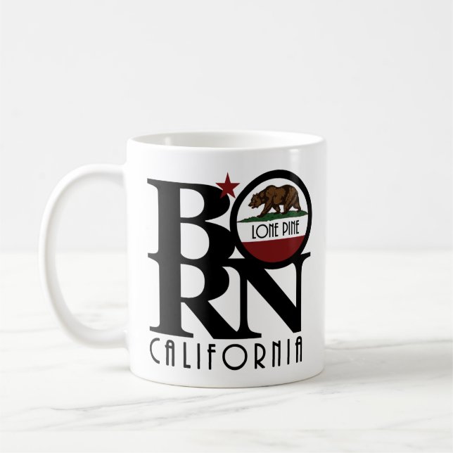 Taza De Café BORN Lone Pine California 11oz (Izquierda)