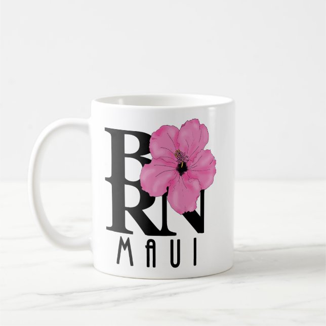 Taza De Café BORN Maui Pink 11oz (Izquierda)