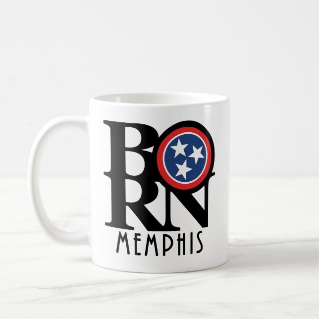 Taza De Café BORN Memphis 11oz (Izquierda)