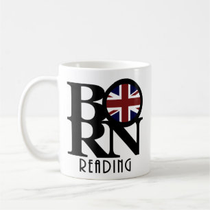 Taza De Café BORN Reading England 11oz