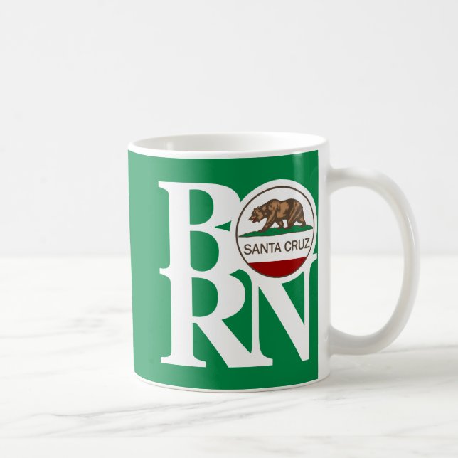 Taza De Café BORN Santa Cruz 11oz Mug (Derecha)