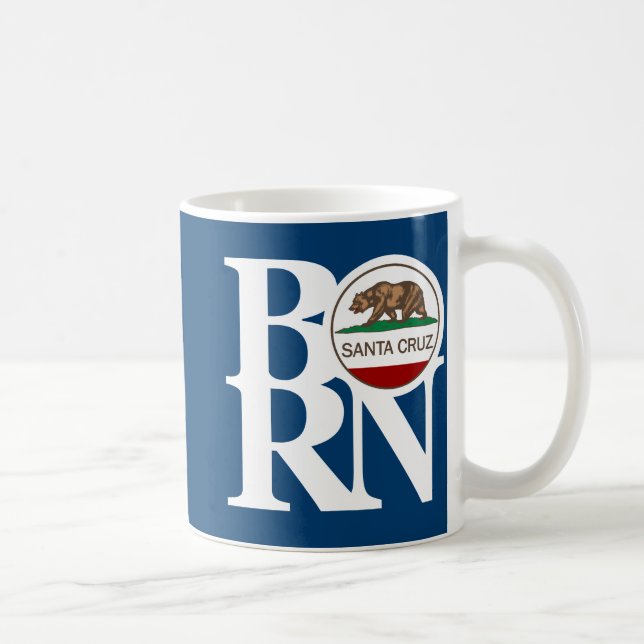 Taza De Café BORN Santa Cruz 11oz Mug (Derecha)